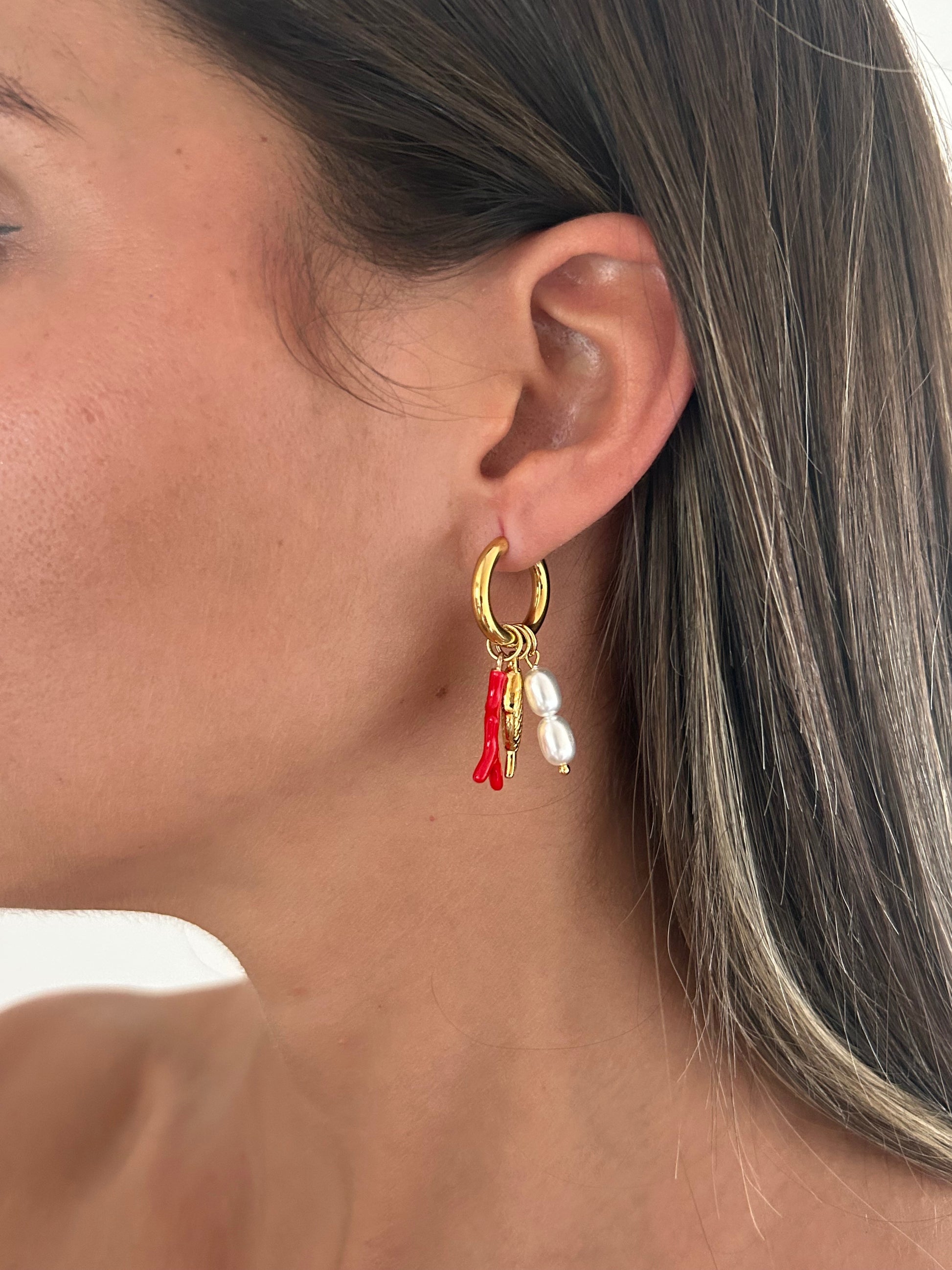 Pendientes - Red Fish