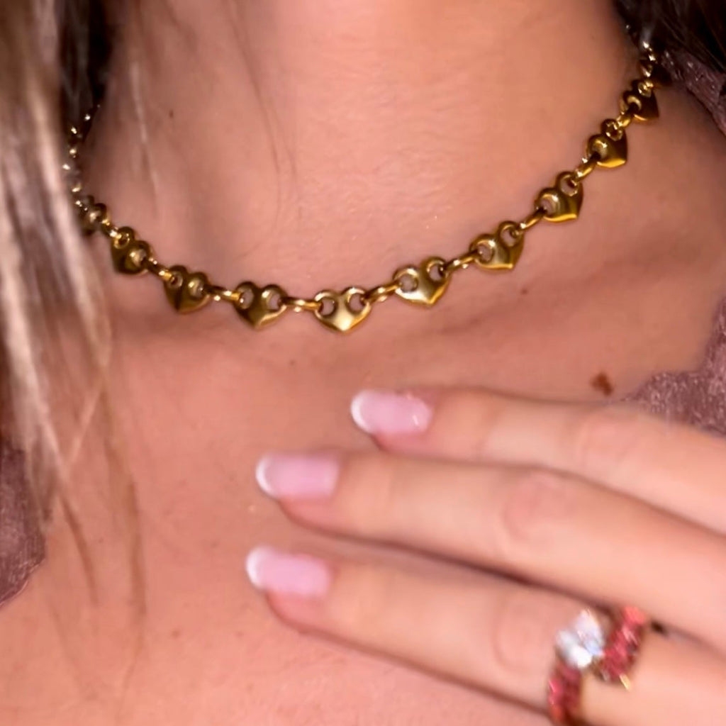 Collar Heart Chain