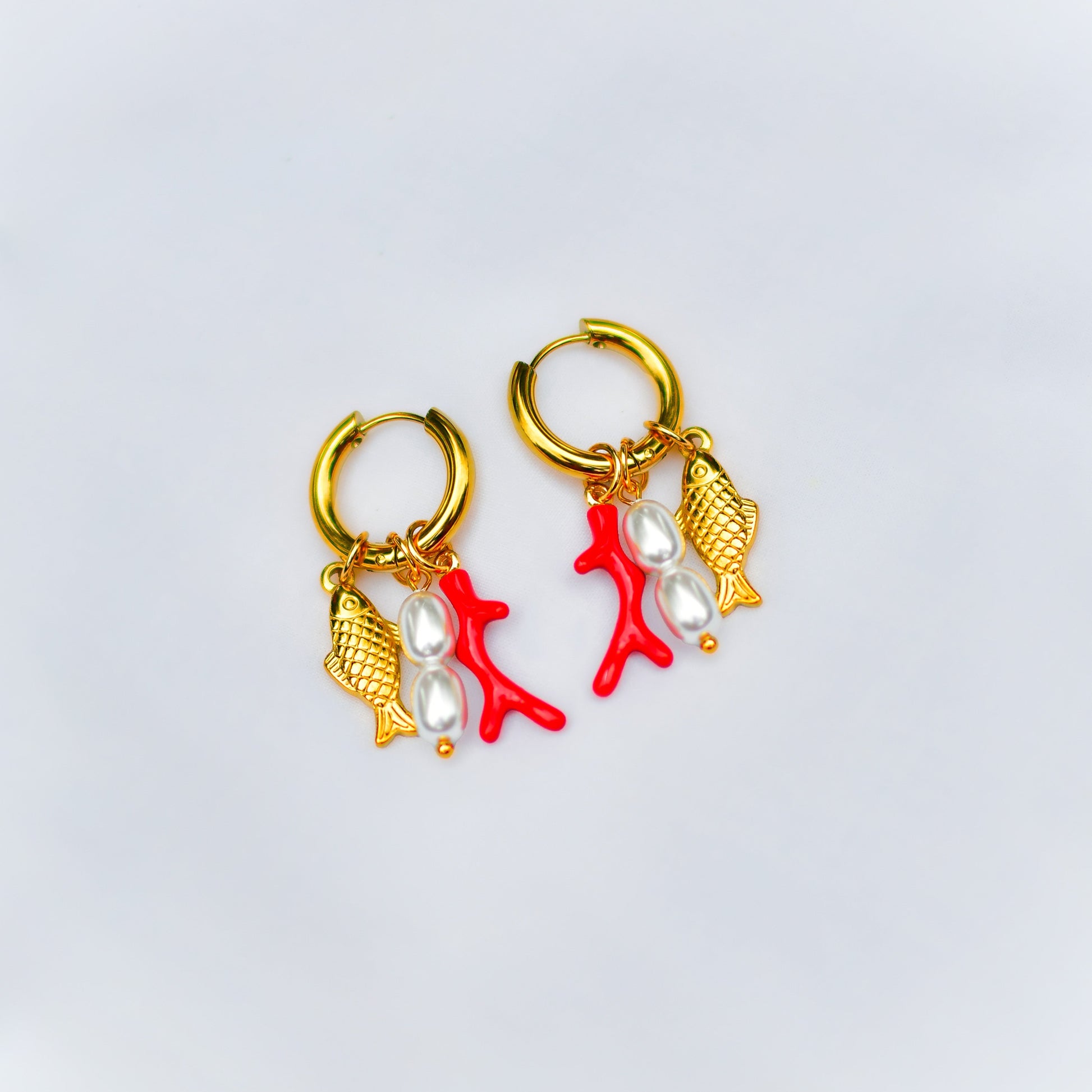 Pendientes - Red Fish