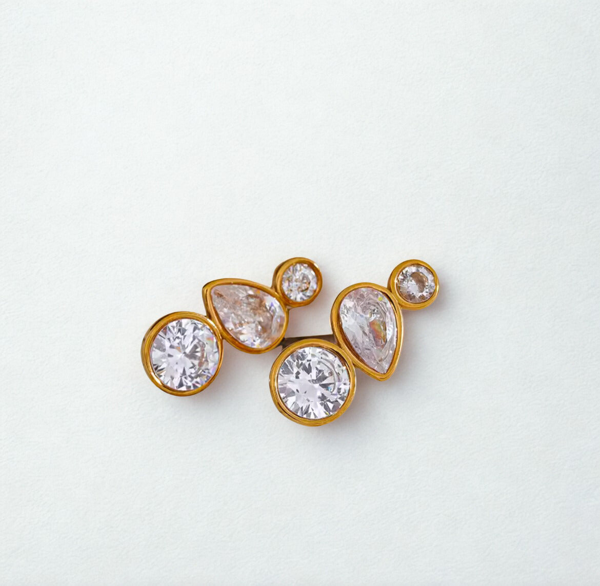 Pendientes Long Crystal